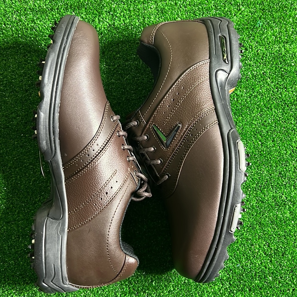 Callaway 2012 XTT LT Saddle Mens Golf Shoe - Brown - Picture 5 of 6